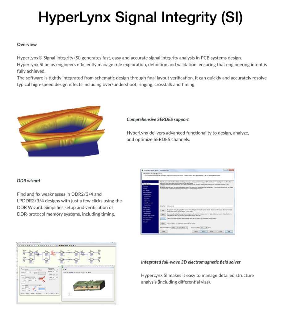 Signal Integrity Overview